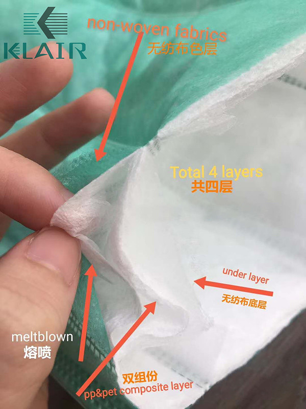 F5 Meltblown Pocket Filter Media For HVAC Air Conditioner