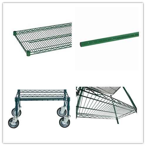 epoxy wire shelving for cold room