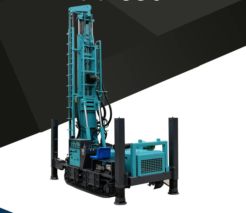 280m High Quality Hydraulic Crawler Water Well Forag Water Well Drilling Rig Machine