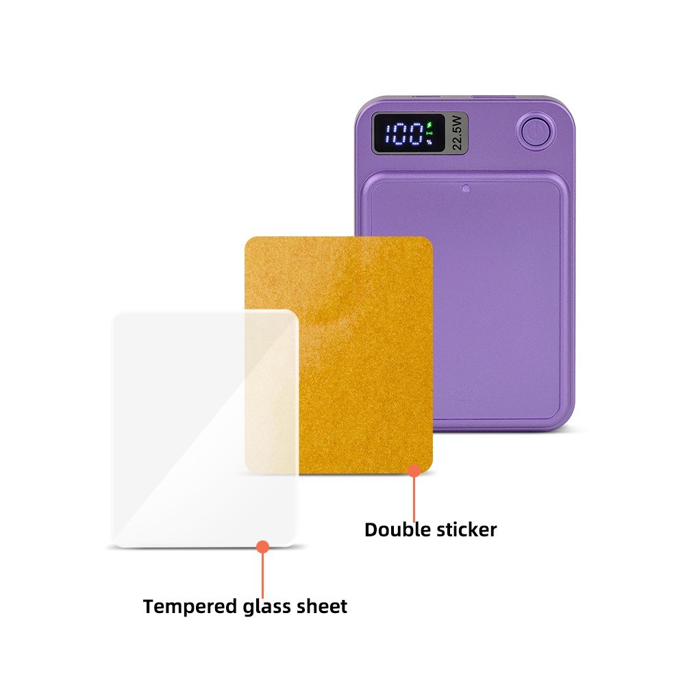 Blank Sublimation Wireless Magnetic Power Bank 5000mAh Portable Fast Charger for Iphone Sublimation Power Bank