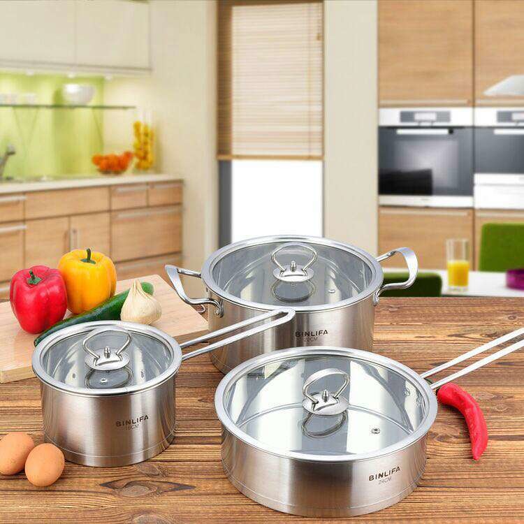stright body new type stainless steel cookware set with high quality ,21/22-28cm cooking pot,stockpot