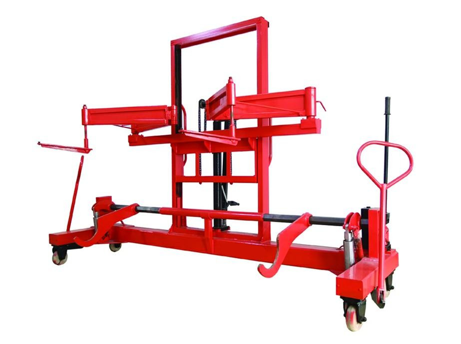 Motorized Warp Beam Lift Truck High Lift Hydraulic Heald Frame Material Handling Tools