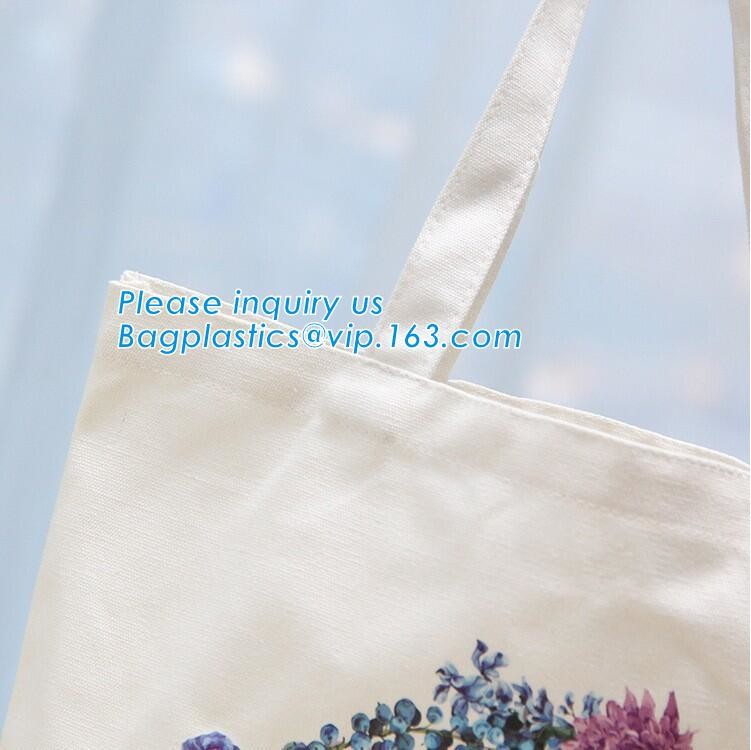 100% recycled organic cotton canvas calico drawstring bag with printing,custom print canvas cloth tote bags with printed