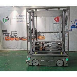 LCD Panel Transportation AGV Automated Guided Vehicle Dust-Free Operation Double