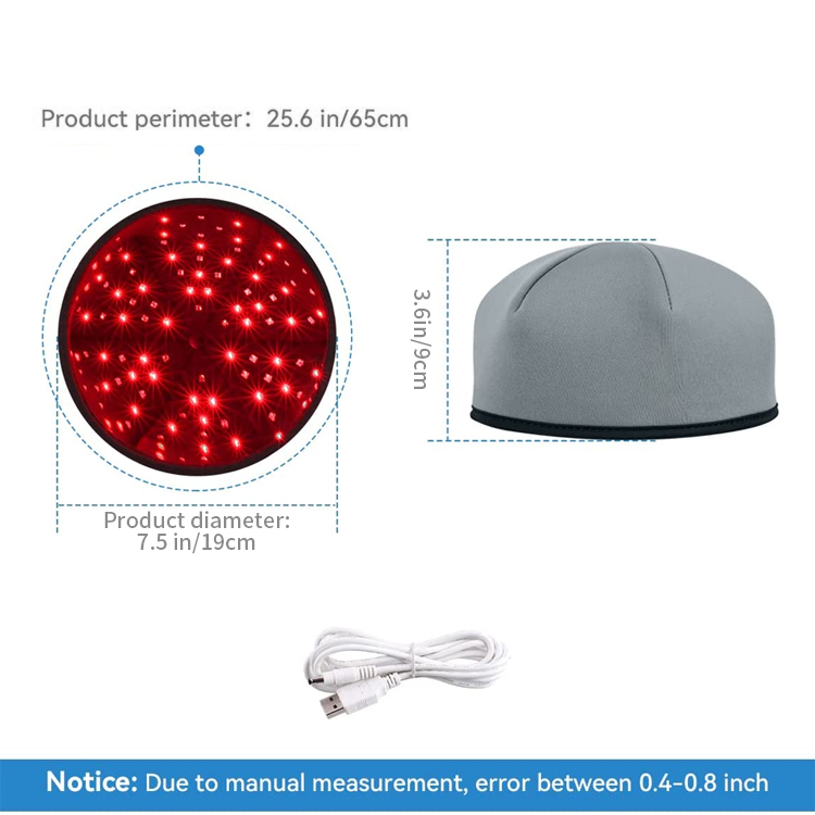 660nm 830nm Infrared Light Therapy Helmet Red Light Hat For Hair Growth