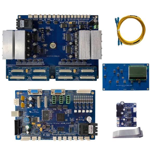China Fiber Optic Inkjet Board G5i Four Head Photo Machine UV Flatbed Wine Bottle Sock Cylindrical Printer Board on sale China Fiber Optic Inkjet Board G5i Four Head Photo Machine UV Flatbed Wine Bottle Sock Cylindrical Printer Board on sale