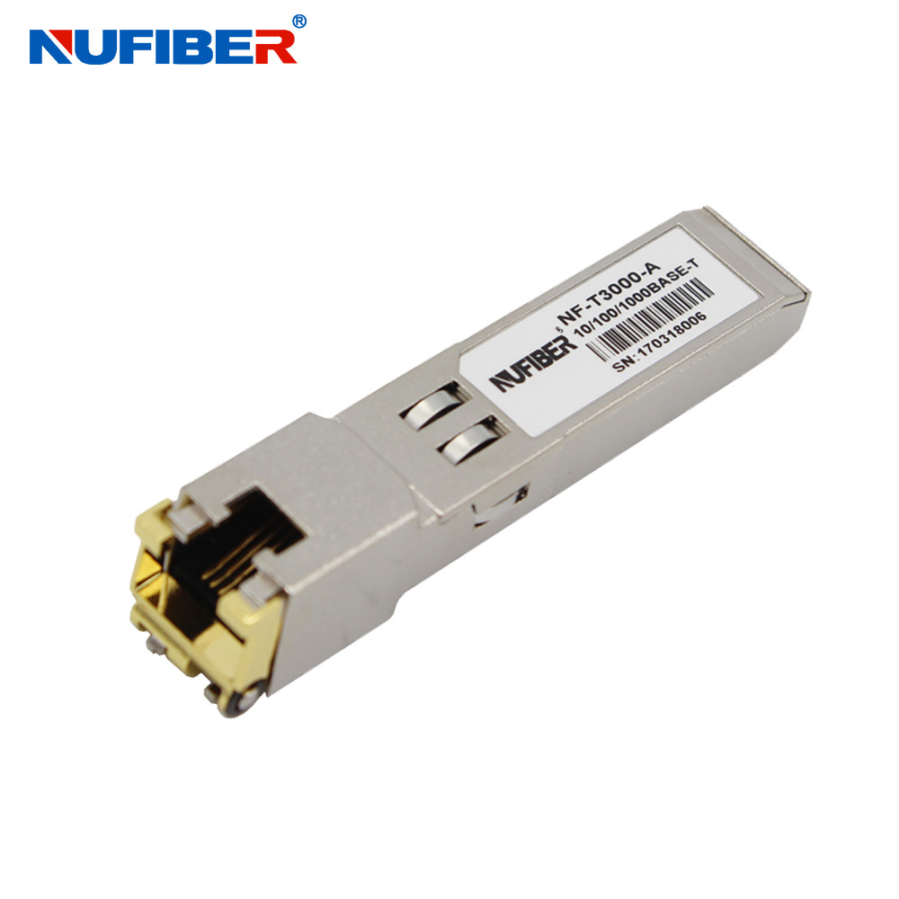 Copper Transceiver 10G SFP RJ45 10 100 1000 10000Base-T UTP Compatible with Cisco HP Huawei Finisar.