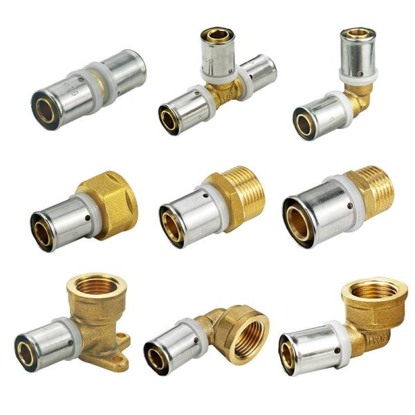 Forged Crimping Water Plumbing Fitting Male Straight Pex Press Fittings