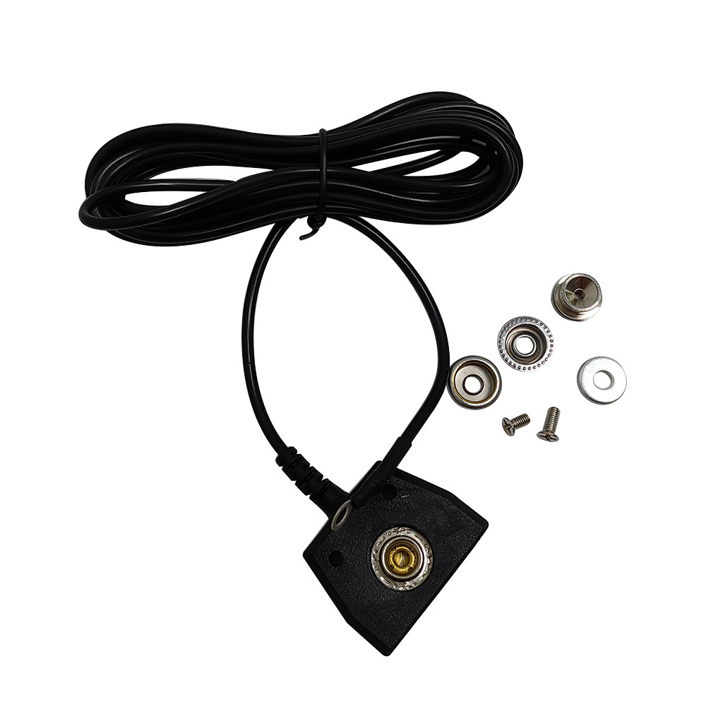 Anti Static Dual Hole Grounding Wire For ESD Wrist Strap Or Rubber Mat