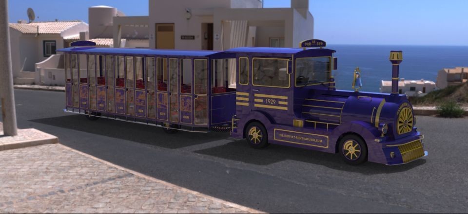 42 Seater Mini Trackless Train With Metal Structure Beam 76 KW Rated Power Petrol Engine