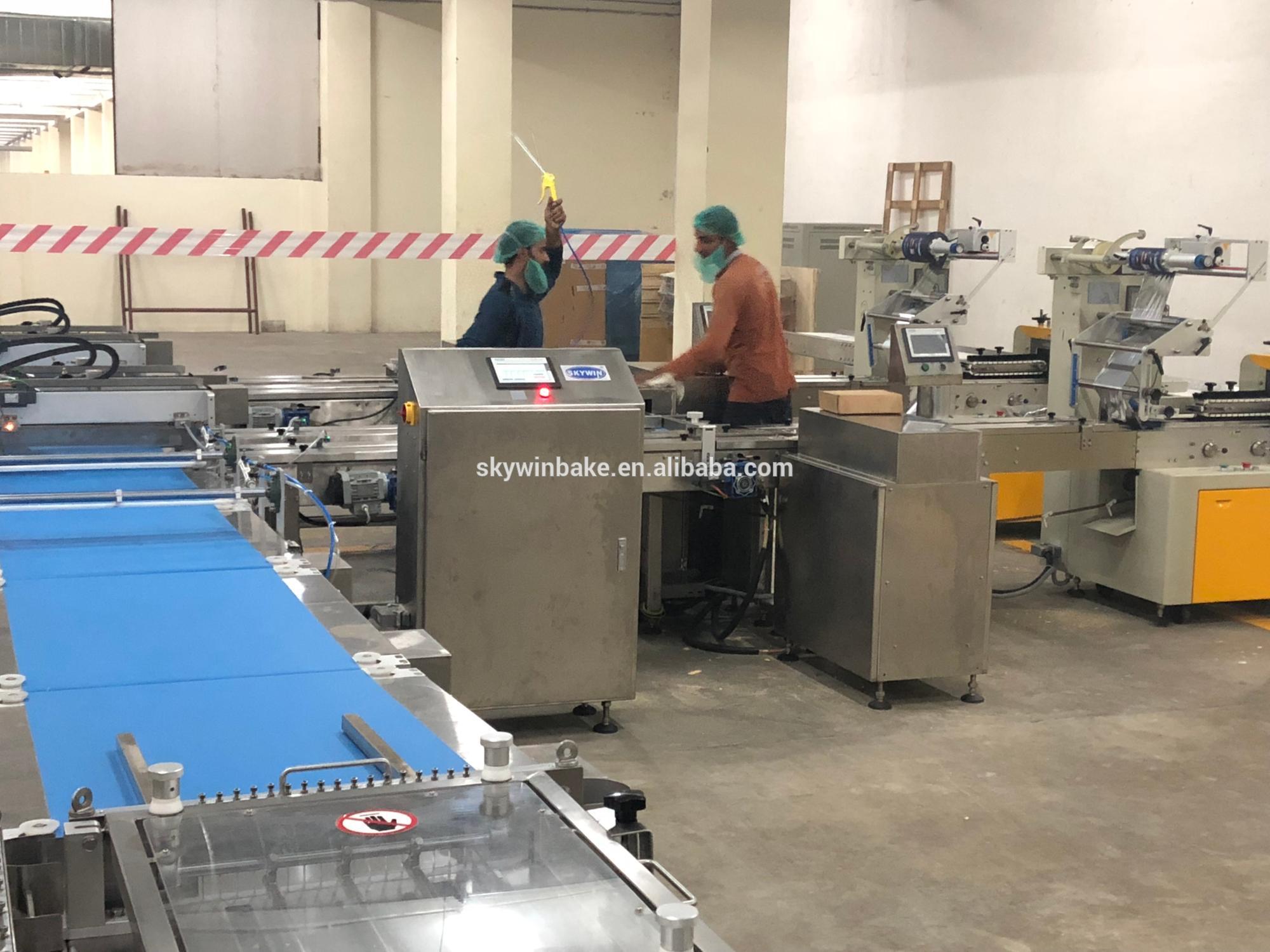 Full Stainless Steel Siemens PLC Biscuit Pouch Packing Machine 100~200bags/Min