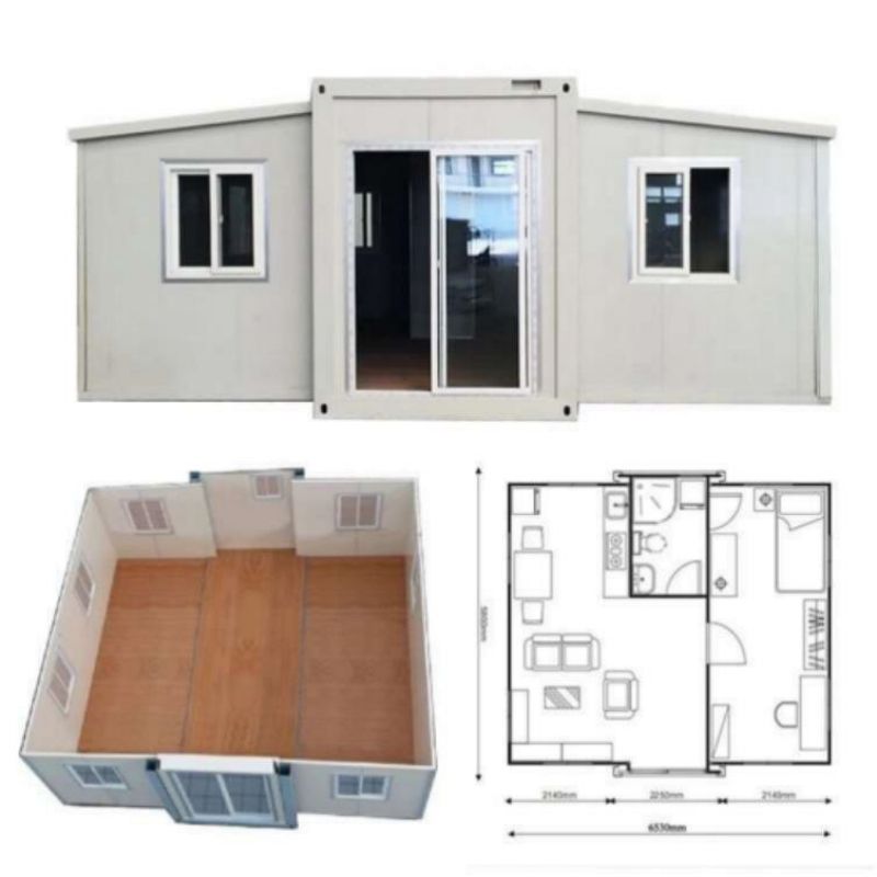 Mobile Living Made Easy 3 Bedroom Container House with Full Bathroom and White Color