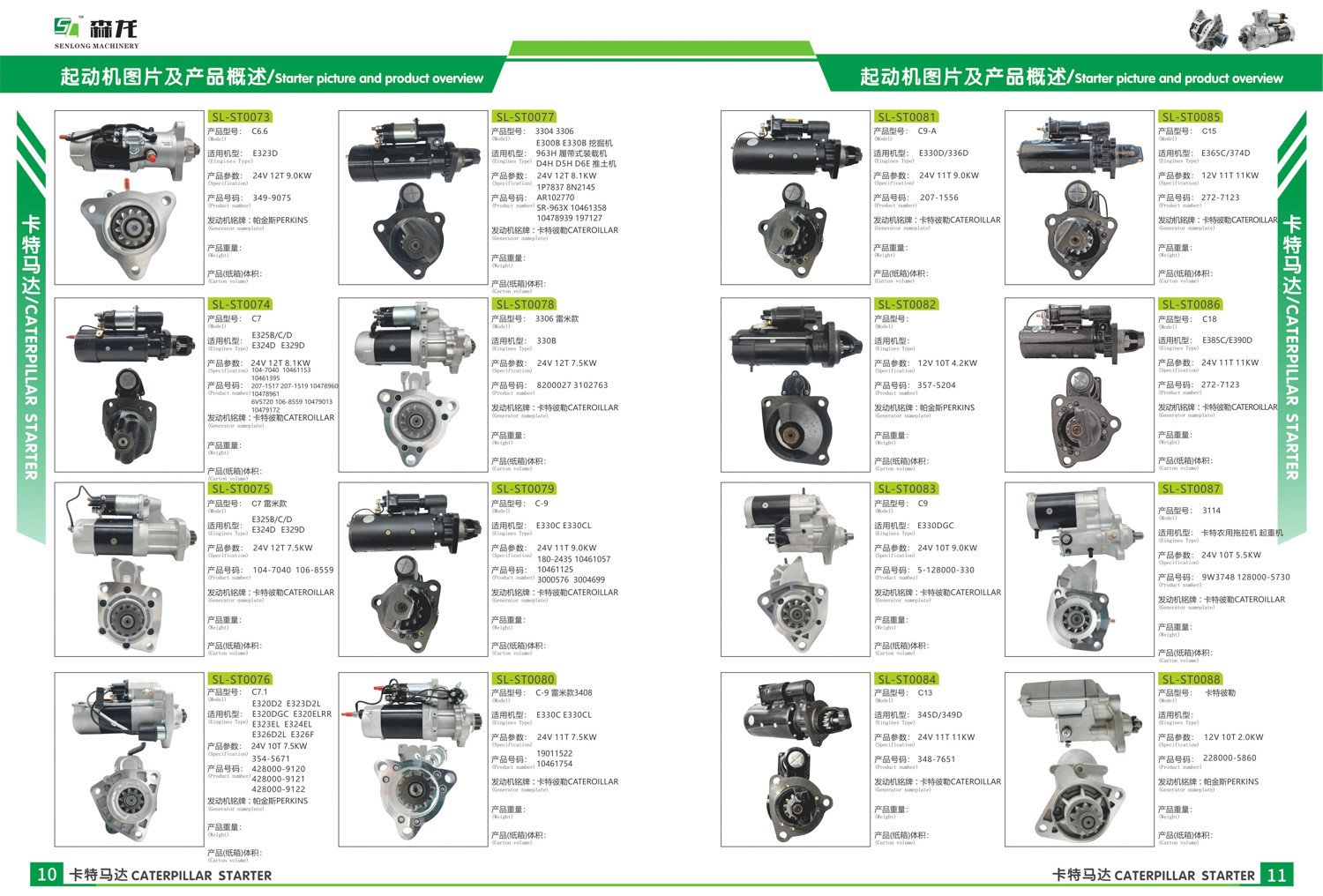24V 9T 4.0KW 01180804 01180999 01180999BS 01182931 01853162 1180999 1182235 1182931 1183122 1183239 7026025A Deutz Motor