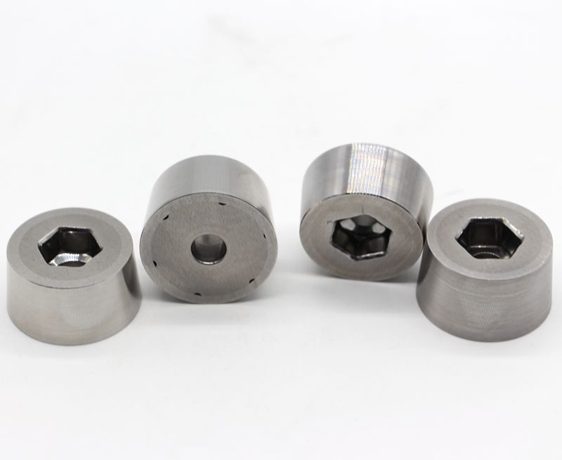 Cold Forging Hex Die Nut Forming Dies 0.001mm Precision For Fasteners Making