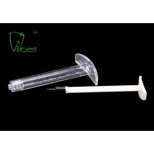 ABS PC Transparent 1cc Luer Lock Syringe For Fillers
