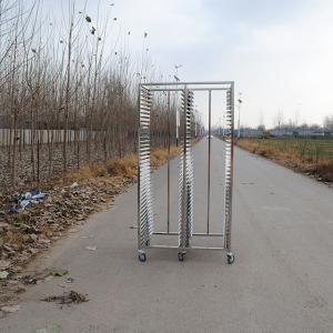 500 Pounds Capacity Pastry Trolley Customized Bakery Tray Rack Trolley Use