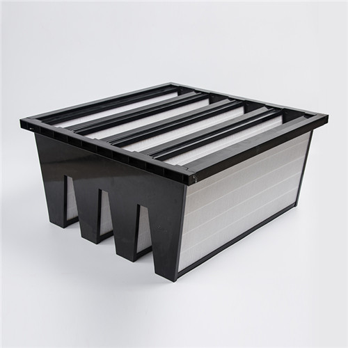 HEPA Medium Efficiency Filter V Bank Air Filter Environment Friendly