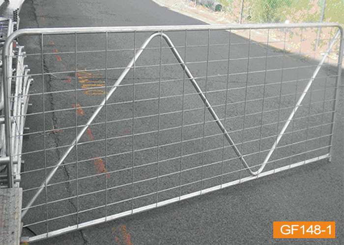 8ft Farm Gate Galvanized Security Wire Filled Farm Fence Panels