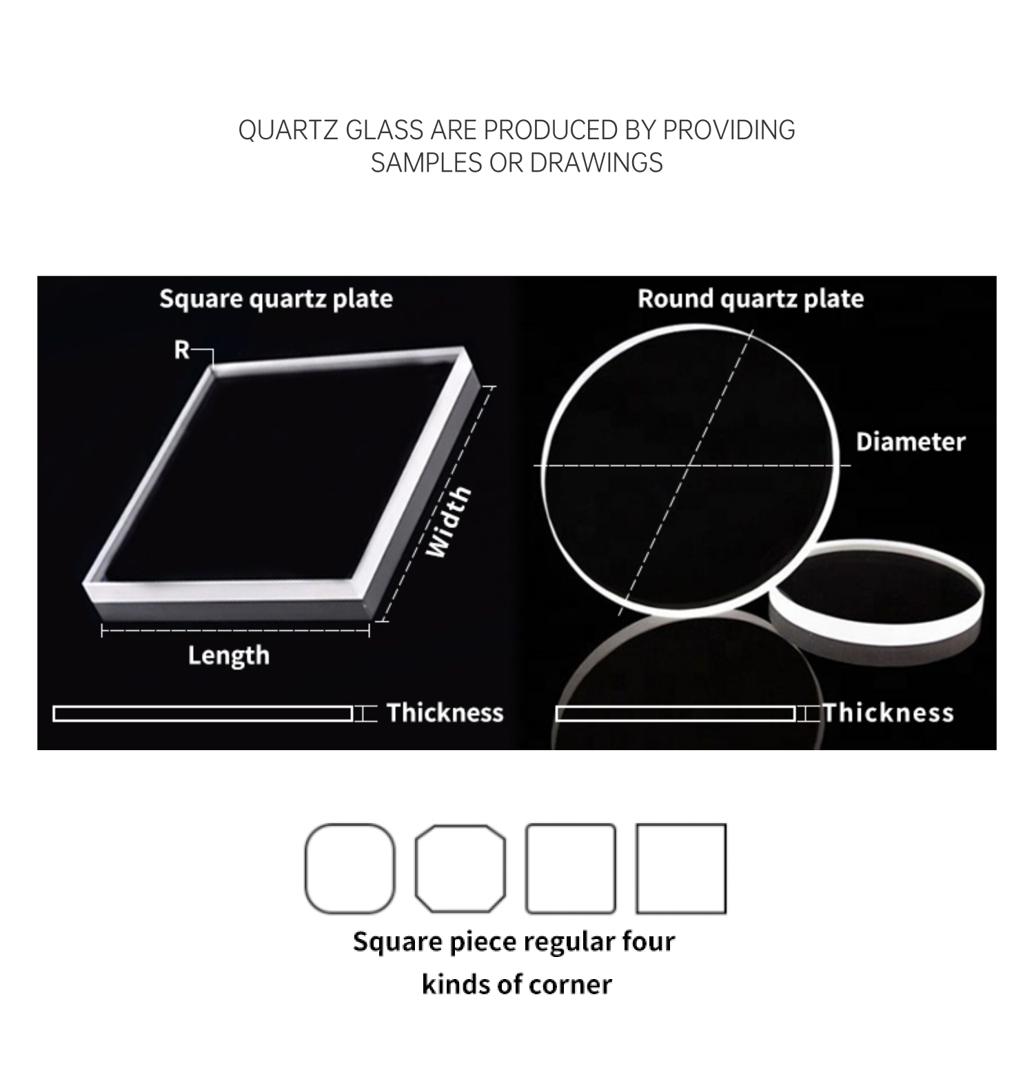 Ultra Clear Made To Measure Glass Panel Sheet 0.3 0.5 0.8 1 2mm