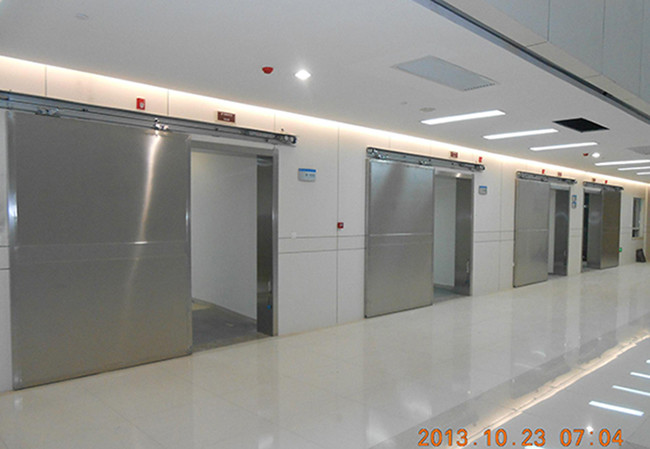CT Room Stainless Steel X Ray Door , Lead Lined Door For X Ray Room
