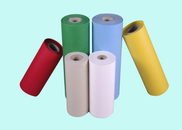 Shopping Bags Materials PP Non Woven Fabric , Polypropylene Spunbond Nonwoven
