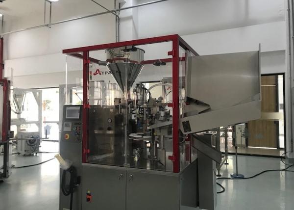 80 Pieces / Min Tube Filling And Sealing Machine Toothpaste Food Pharmacy