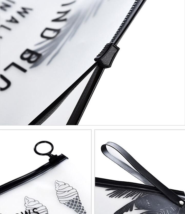 metal zipper, metal slider,file folder a4 size PVC mesh document bag with zipper cosmetics offices supplies travel pack