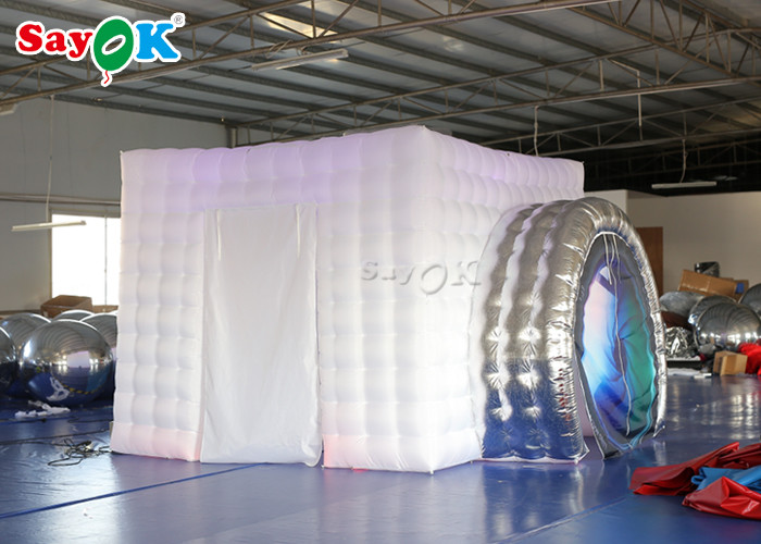Inflatable Party Tent White Camera Shaped Inflatable Photo Booth For Exhibition Water Resistant