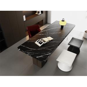 China 1420x2700mm Matt Black Sintered Stone Slab for Countertops on sale