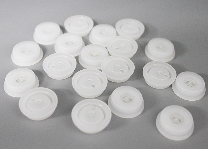 Moistureproof Small Plastic One Way Valve For Food And Snack Bag 5.7mm Height