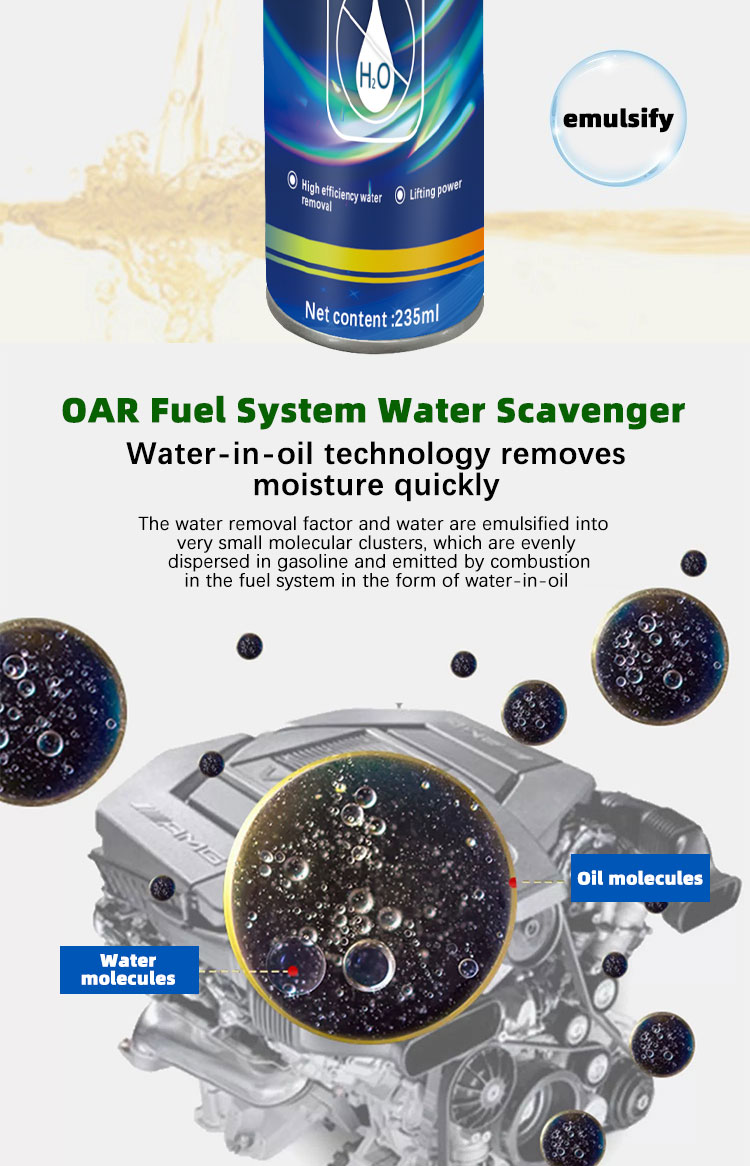 Automotive Gasoline Treatment for Fuel System Dehydration Three Years Expiration Date