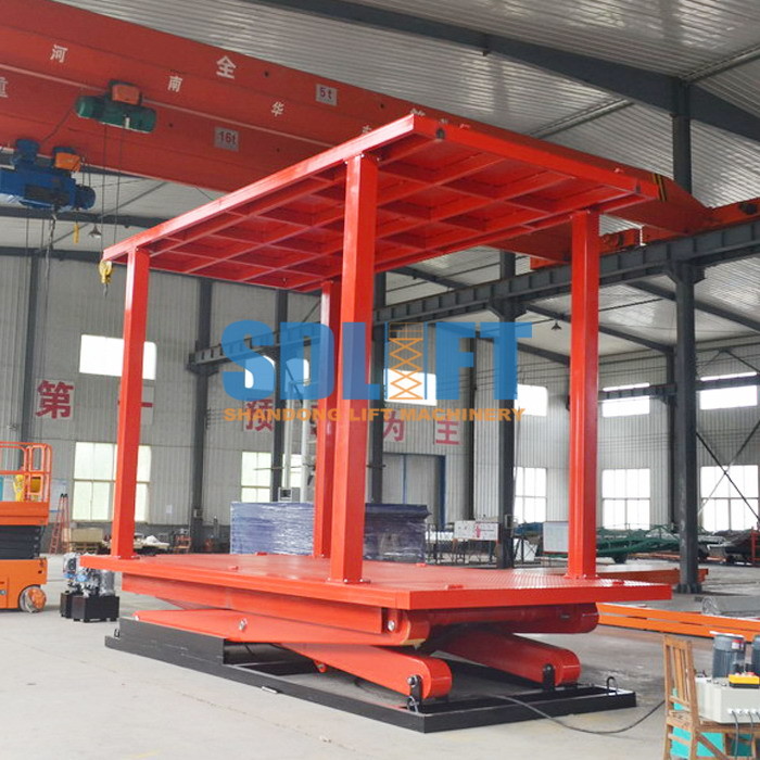Home Hydraulic Vehicle Lift Smart Parking Underground Car Lifts For Small Garages