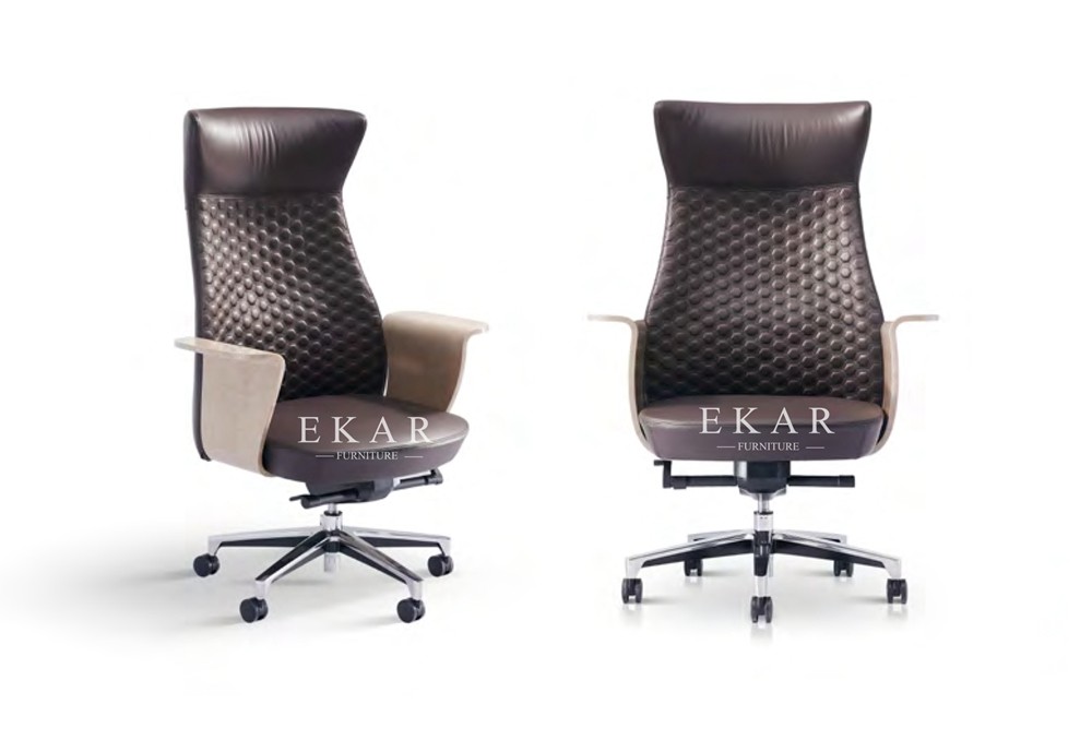Home Swivel Leather Executive Office Chair W002S21