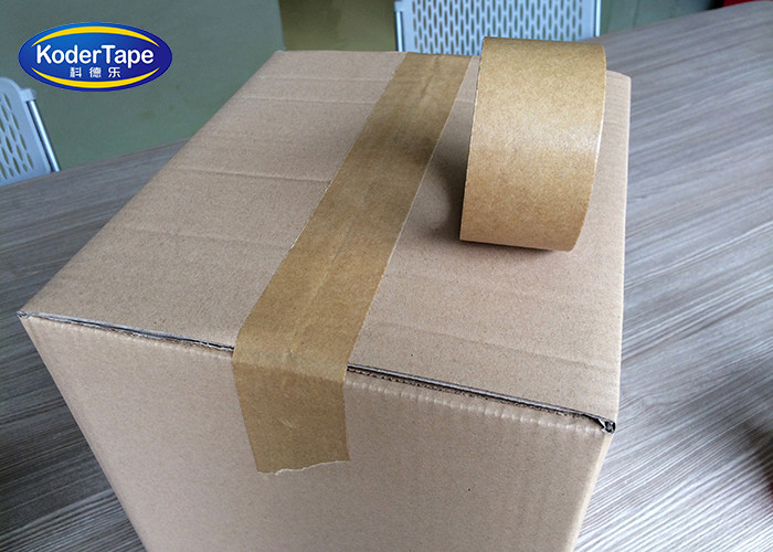 Sythetic Rubber Kraft Paper Tape General Purpose Self Adhesive Brown Color