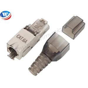 Male Modular Plug Boot Toolless 8P8C Cat6 UTP RJ45 Plug