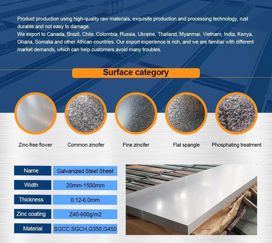Low Price Manufacturer 16 Gauge Galvanized Steel Sheet 0.75mm Thick Galvanized Steel Sheet Metal Galvanized Steel Sheet