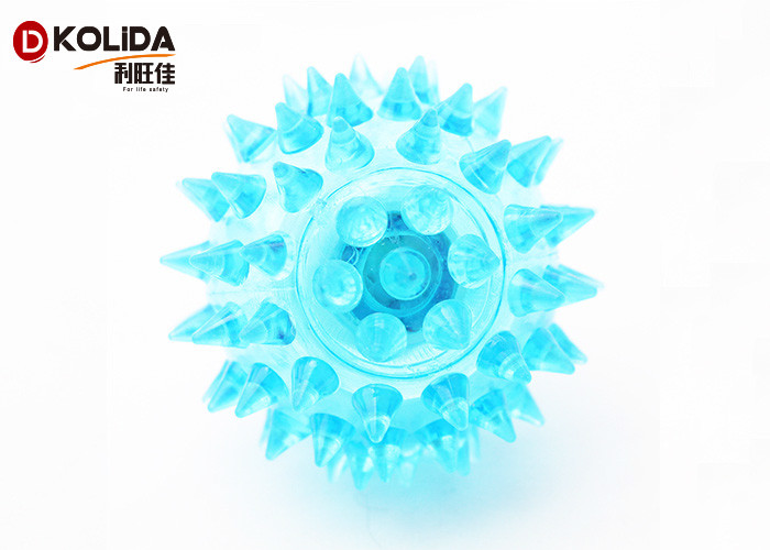 Rubbery Squeezable Glow In The Dark Dog Ball Bouncy Led Ball Approximately 2.5 Inches