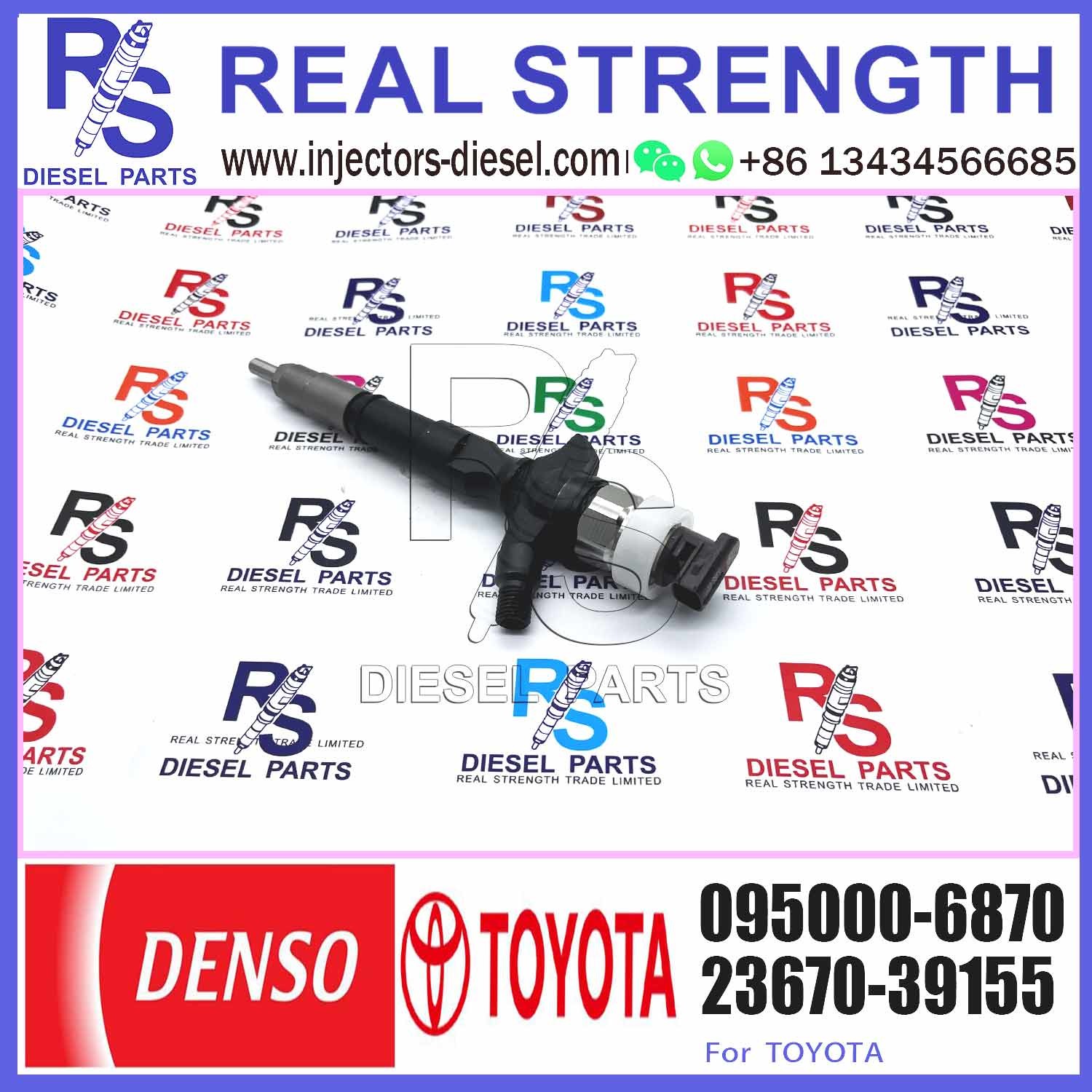 for Toyota Driver Injector 0950006870 Fuel Injector Assembly 095000 6870 095000-6870 for Toyota 1KD-FTV