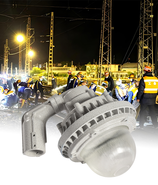 Quality Outdoor Led Lights Ip65 Gas Station Chemical Workshop Explosion Proof Lamp 120w for sale