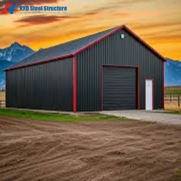 Quality Livestock Shelter Dairy Farm Barn Steel Structure Cow Shed for Live Cattle for sale