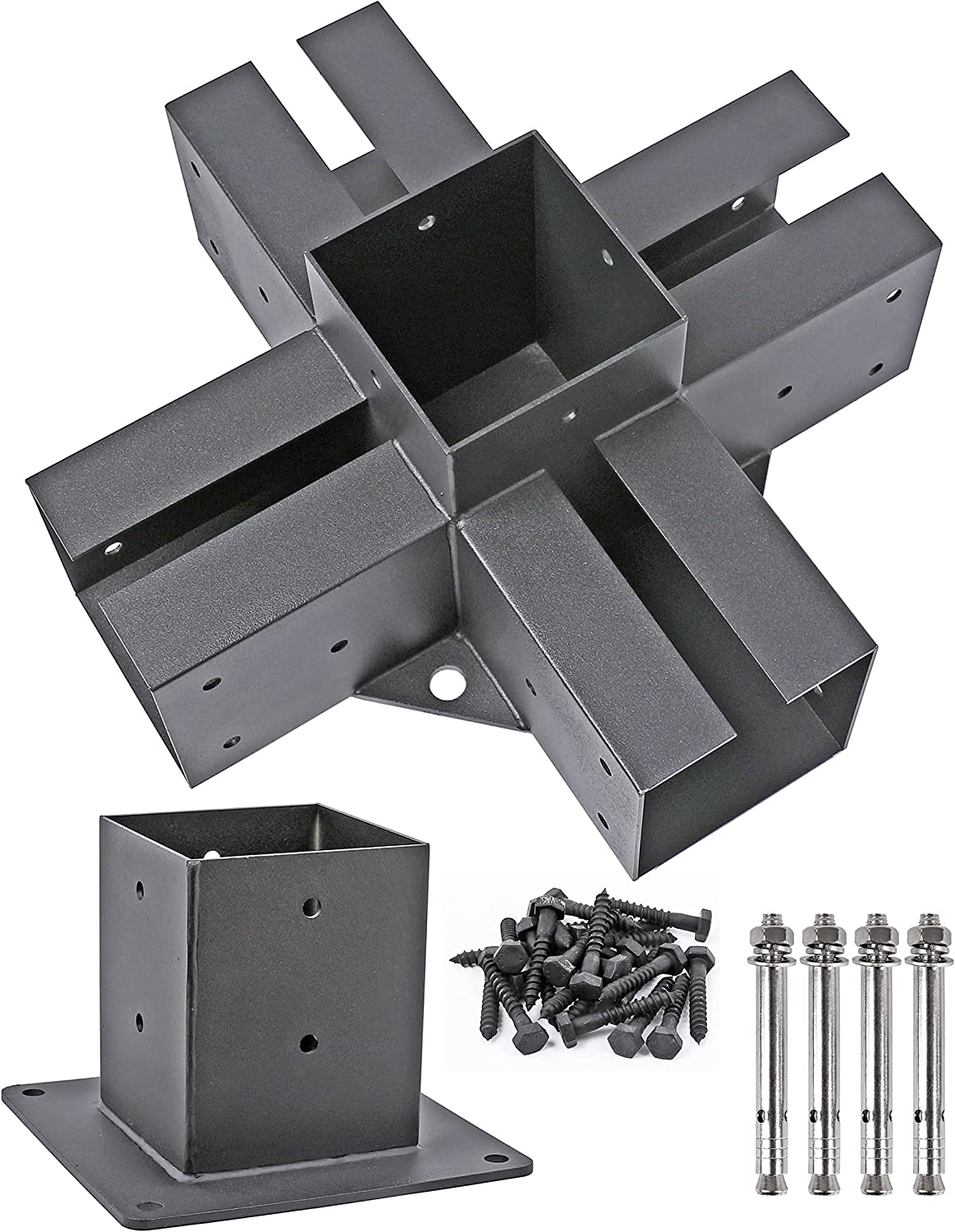 4x4 Post Base Wood Fence Post Base Bracket for Added Stability and Support B2B Offered