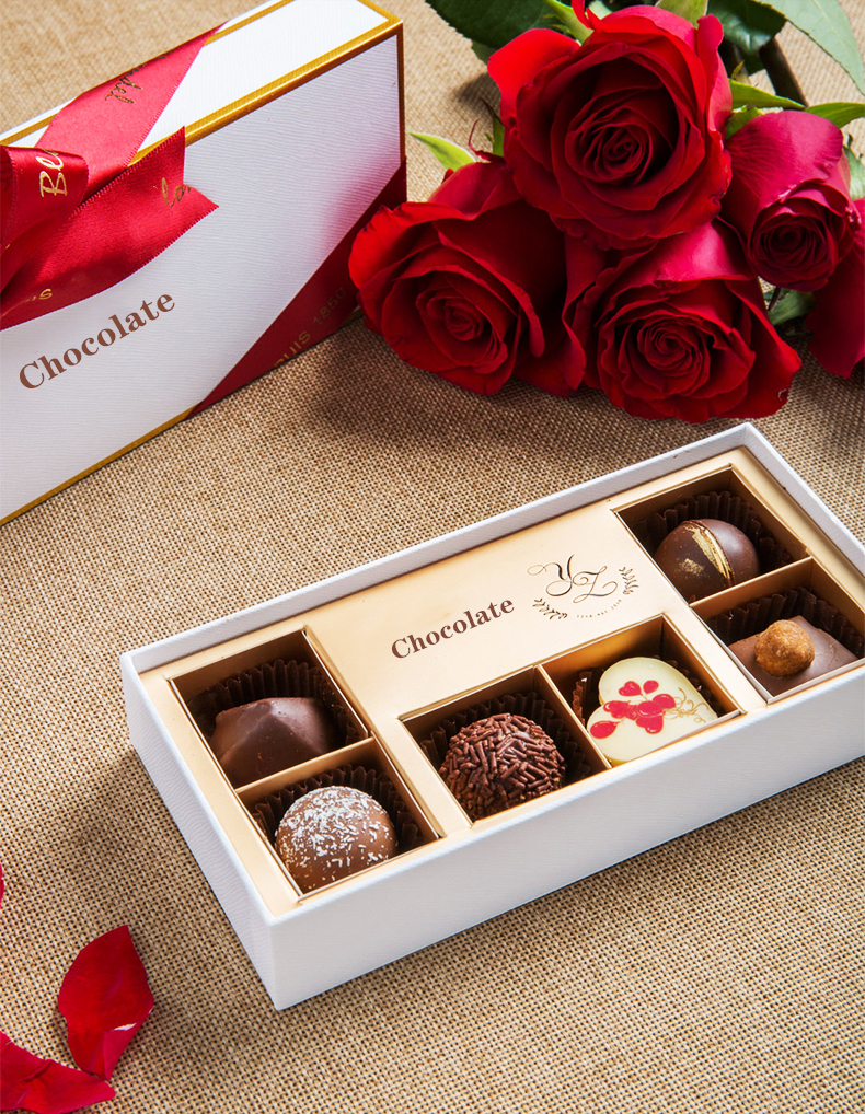 Paperboard Liner Type Chocolate Packaging Gift Boxes for Custom Design