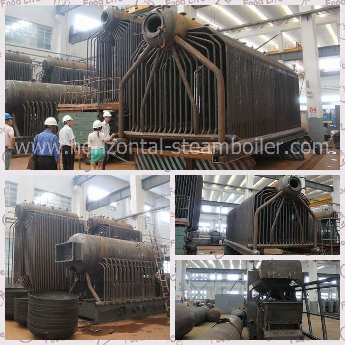 Wood Chip Steam Boiler Safe Outdoor Wood And Coal Boiler Low Pressure