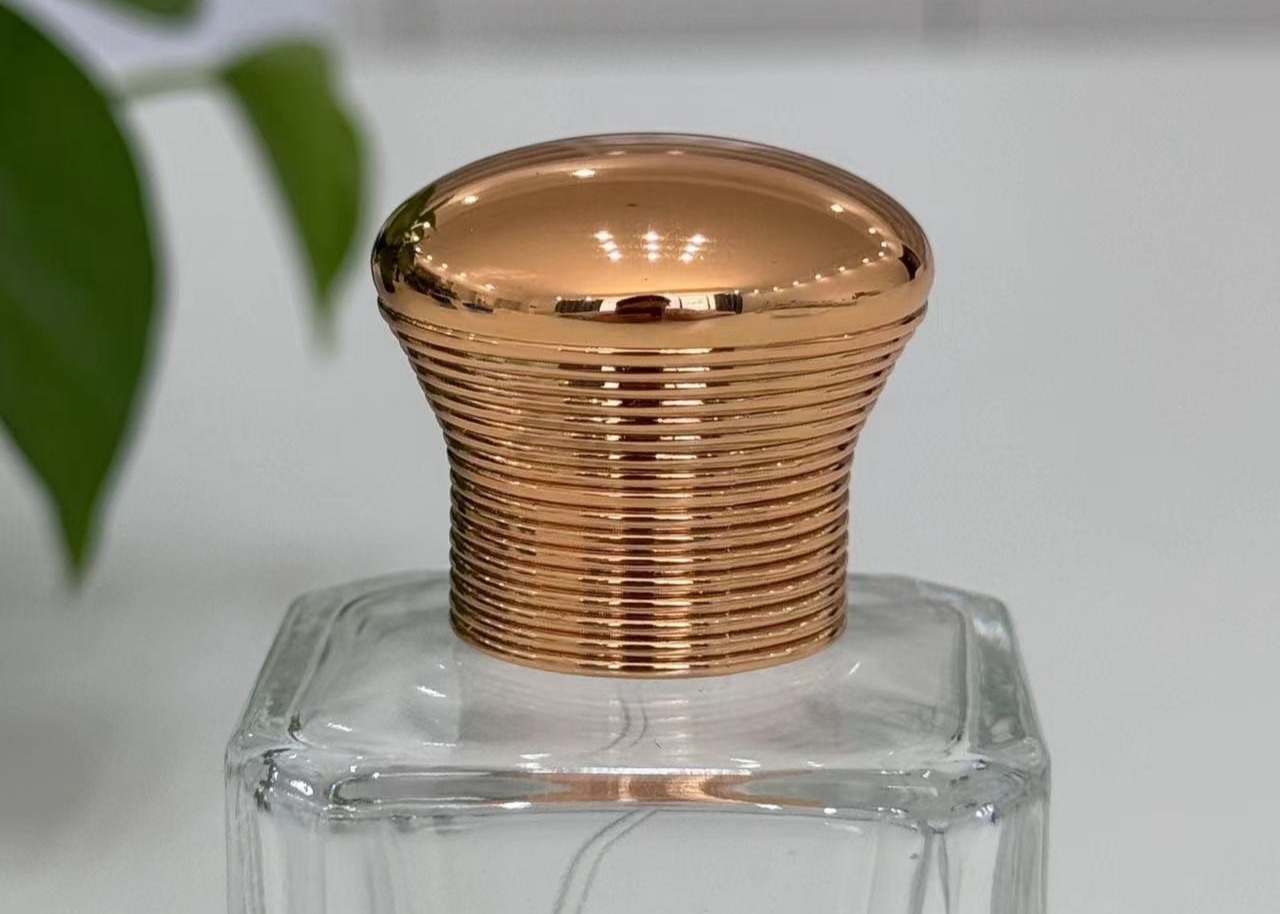 Zamak Screw-On Caps Metal Perfume Cap With High-End Zinc Alloy