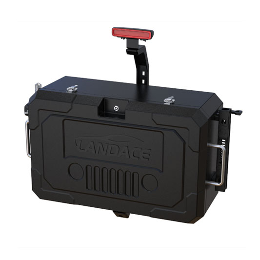 Electroplating Off-road Aluminum Alloy Exterior Accessories for Jeep Wrangler JK JL JT TANK 300 Tail Gate Storage Box