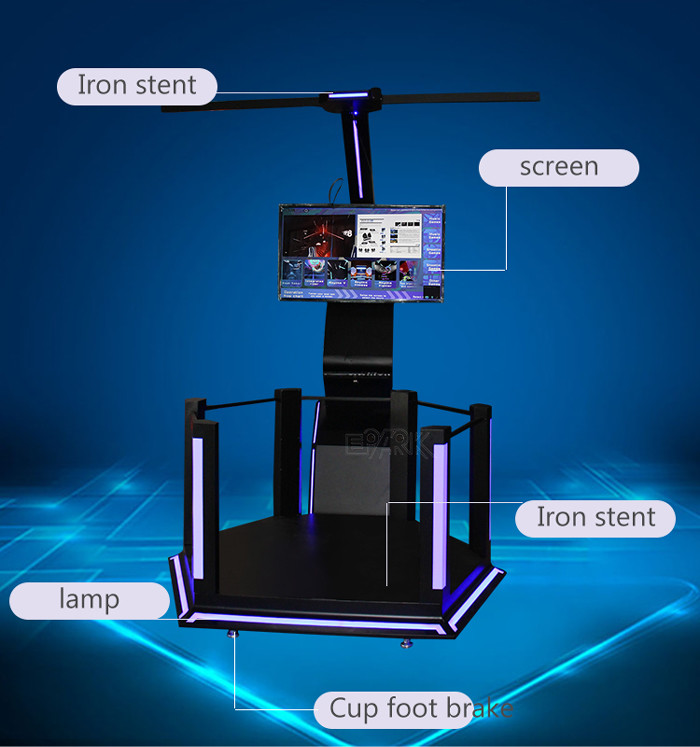 HTC VIVE 9d VR Space Walking Platform Shooting Game Simulator For Shopping Mall