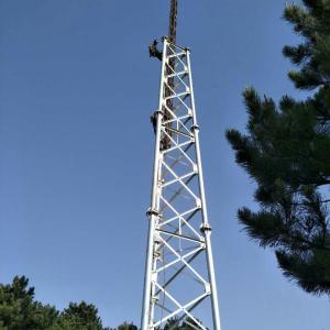 Triangular 5G Network Tubular Lattice Steel Towers