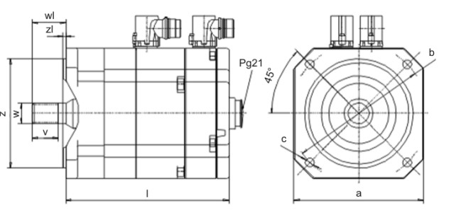 KUKA Motor 3.5 kW Specifications High Response Speed Stability