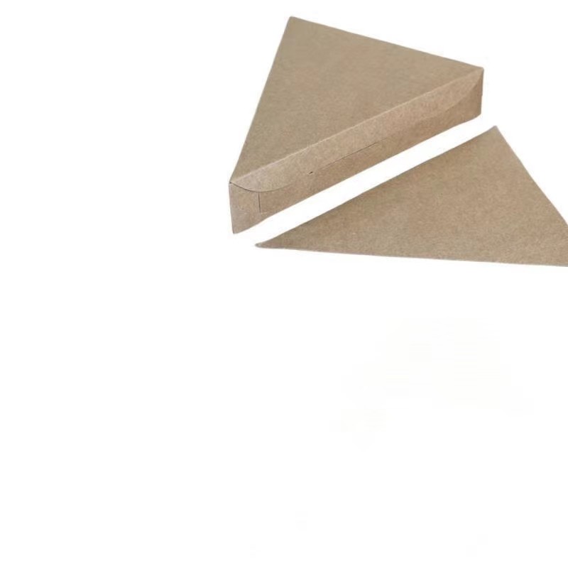 Eco Friendly Paperboard Food Folders Triangle Pizza Box CMYK/Pantone Printed Box