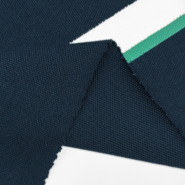 Custom Green Black and White Stripes Fabric, Soft Cotton Striped Pique Fabric for Baby Cloth